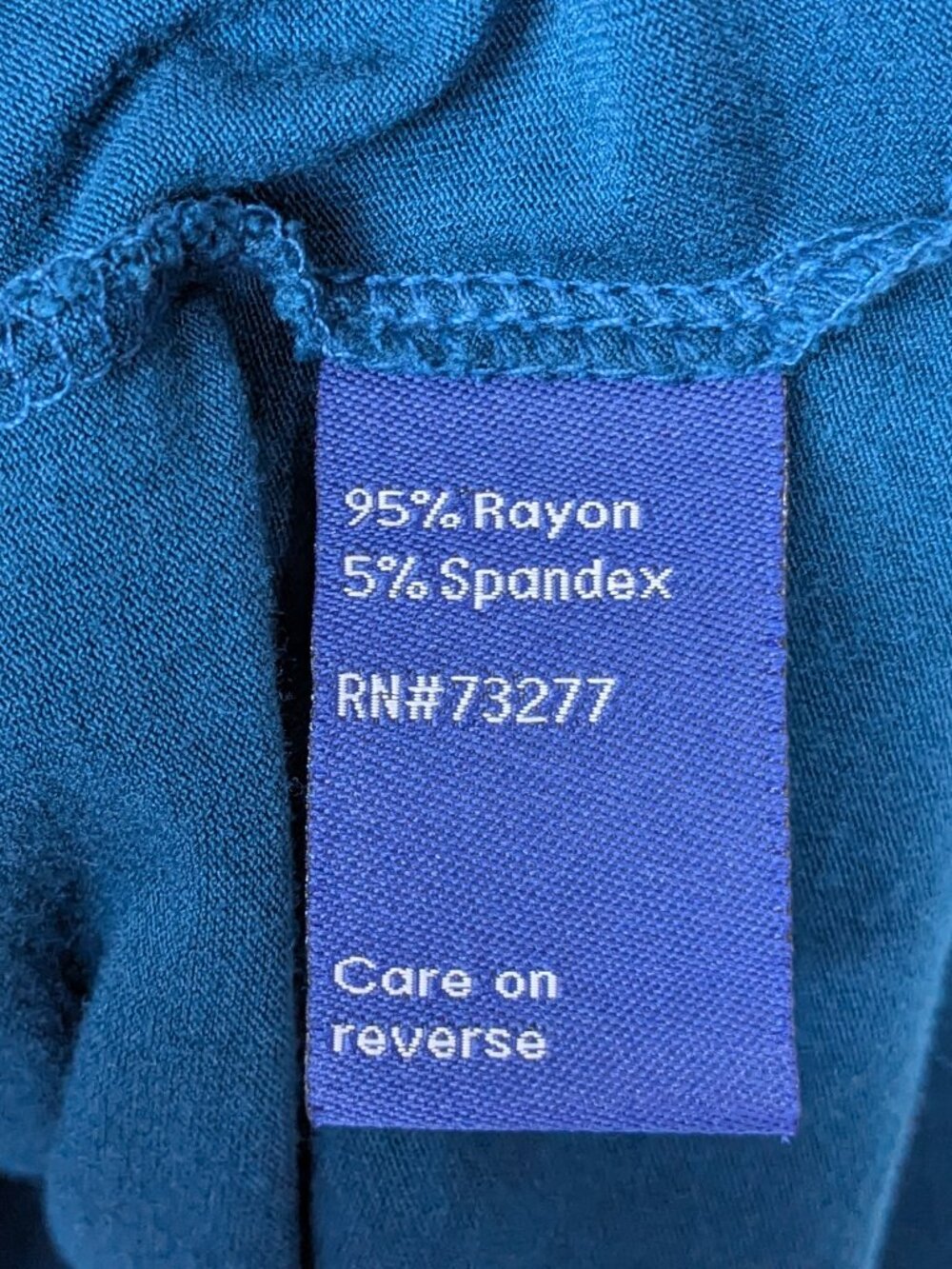 Peacock Blue Open Front Drape Cardigan - Picture 4 of 5